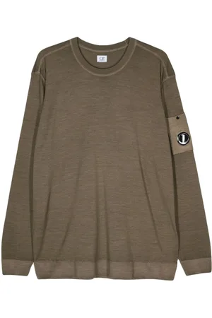 C.P. Company Lens-detail wool jumper