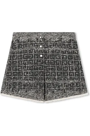 Givenchy Tweed-Shorts mit 4G-Stickerei