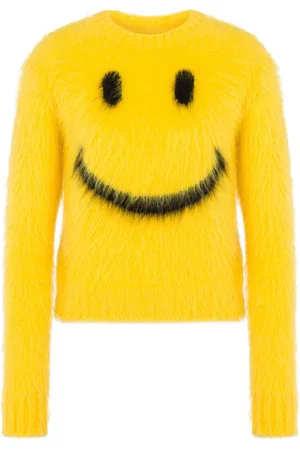 Moschino Intarsien-Pullover mit Smiley