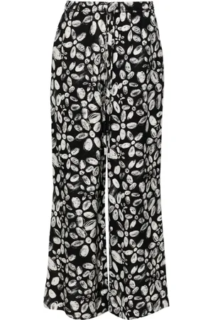 Marni Gerade Hose mit Blumen
