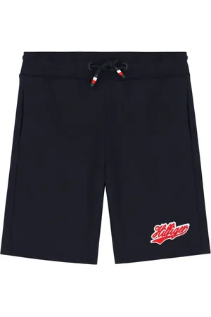 Tommy Hilfiger Joggingshorts mit Logo-Stickerei
