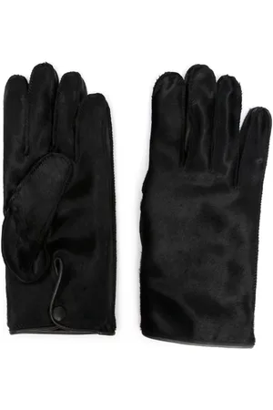 Maison Margiela Handschuhe aus Leder mit Ziernähten