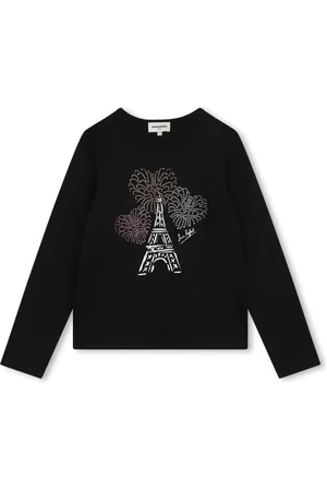 Sonia Rykiel Enfant T-Shirt mit Eiffelturm-Print