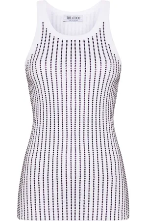The Attico Kristallverziertes Top
