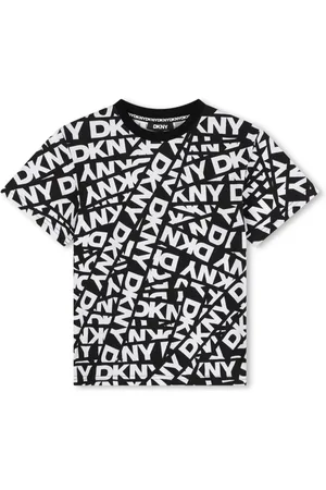DKNY T-Shirt mit Logo-Streifen