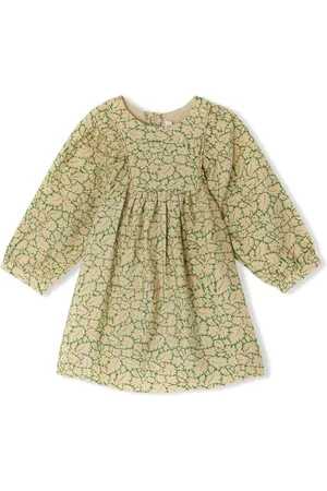 BONPOINT Gesmoktes Kleid mit Blumen-Print