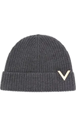 VALENTINO GARAVANI Beanie mit V-Schild