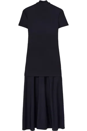 Jil Sander Midikleid im Layering-Look