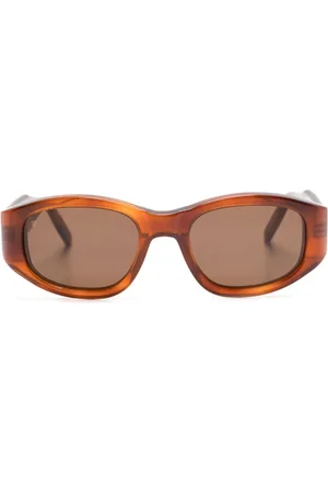 Sestini Nove Sonnenbrille mit ovalem Gestell
