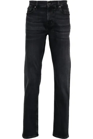 7 for all Mankind Halbhohe Slimmy Luxe Performance Slim-Fit-Jeans