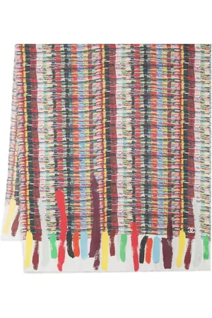 CHANEL 2010 Seidenschal mit abstraktem Print