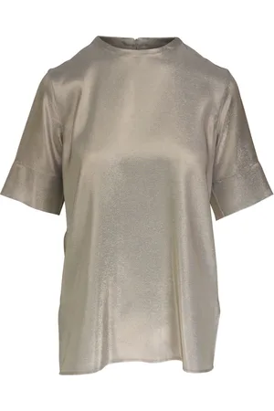 AKRIS T-Shirt mit Lurex-Detail