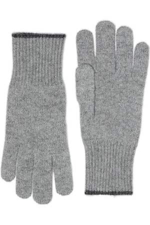 Brunello Cucinelli Gerippte Handschuhe aus Kaschmir