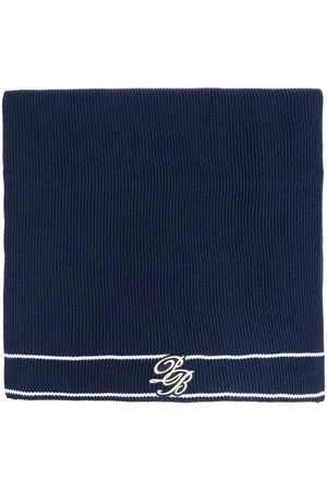 Balmain Schal mit Logo-Patch