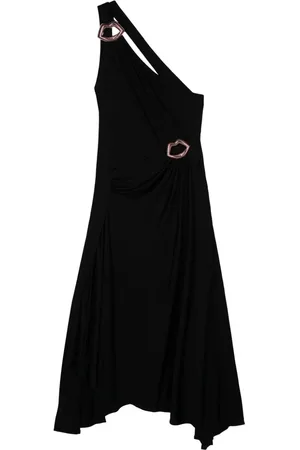 Sonia by Sonia Rykiel Asymmetrisches Midikleid mit Lippen