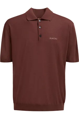 Marni Poloshirt mit Logo-Stickerei