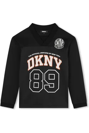 DKNY Langarmshirt mit V-Ausschnitt