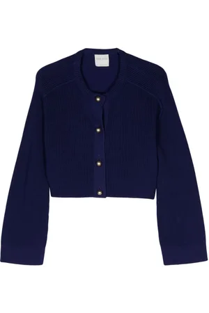 FORTE FORTE Cropped-Cardigan aus Schurwolle