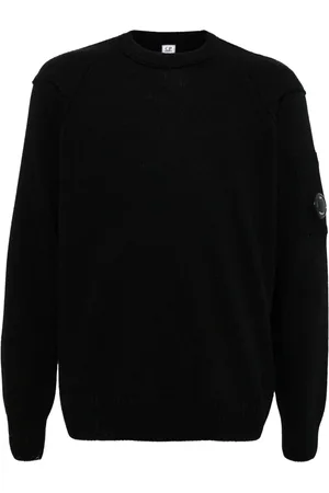 C.P. Company Pullover mit Lens-Applikation