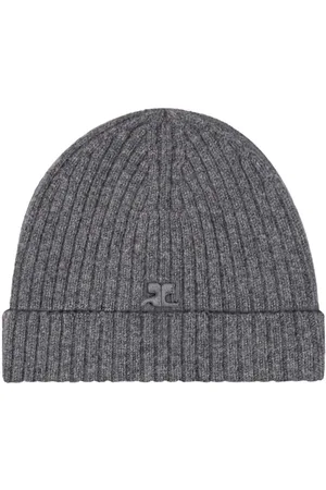 Courrèges Beanie mit Logo-Stickerei