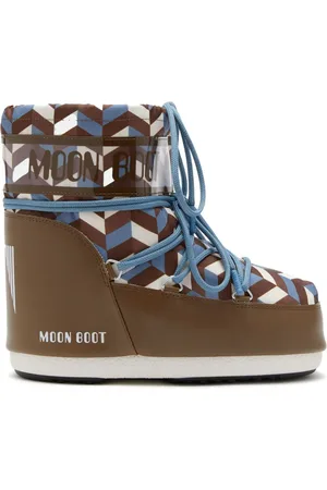 Moon Boot Icon Stiefel mit geometrischem Muster