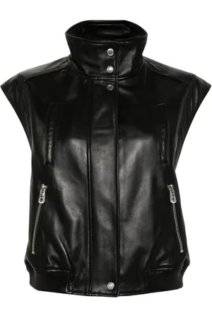 Pinko Bikerweste aus Leder