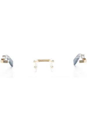 Cartier Rahmenlose Brille mit eckigen Gläsern