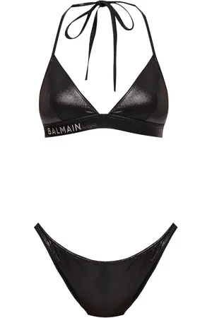 Balmain Lätzchen mit Logo-Stickerei