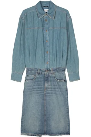 haikure Joelle Midikleid aus Denim