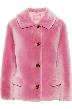 Prada Einreihige Jacke aus Shearling