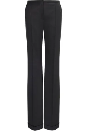 Serafini Gerade Hose mit Faltendetail