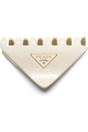 Prada Haarspange mit Logo-Applikation