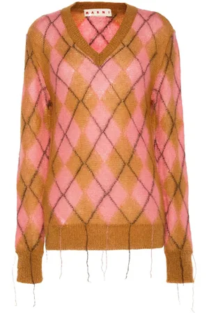 Marni Pullover mit Argyle-Muster