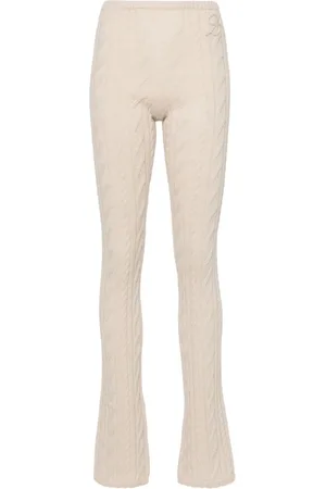 BLUMARINE Gerade Hose mit Zopfmuster