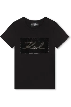 Karl Lagerfeld T-Shirt mit Pailletten