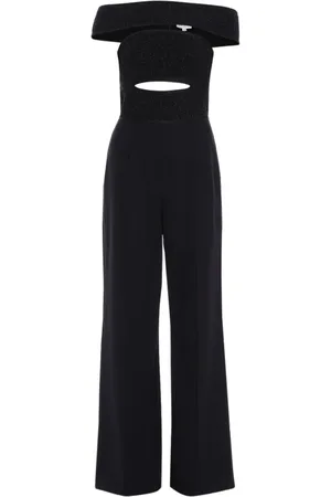 Hervé Léger Schulterfreier Jumpsuit