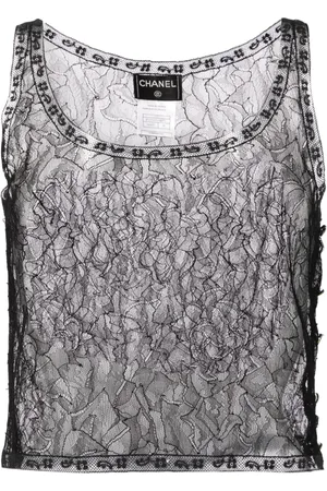 CHANEL 2000 Top aus Spitze