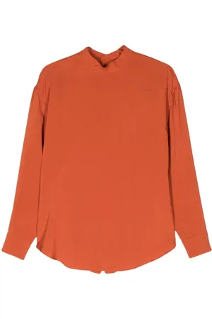 Colville Kreppbluse mit Schnürung