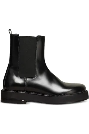 Ami Stiefeletten mit asymmetrischer Kappe