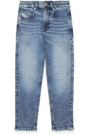 Diesel Halbhohe D-Lucas Tapered-Jeans