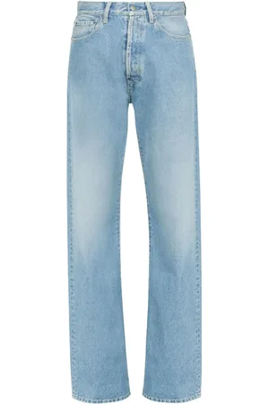 Maison Margiela Straight-Leg-Jeans mit Umschlag