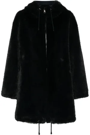P.A.R.O.S.H. Kapuzenmantel aus Faux Fur