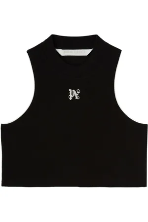 Palm Angels Cropped-Top mit Monogramm