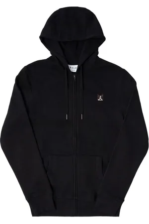 PELO FOUNDATION Merino-Hoodie mit Border Collie-Patch