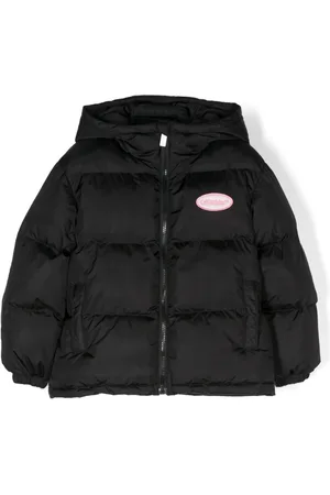 OFF-WHITE Gefütterte Jacke mit Logo-Patch