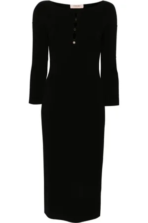 Twin-Set Strickkleid mit Cut-Outs