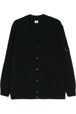 C.P. Company Cardigan mit Linsen-Detail
