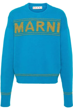 Marni Pullover mit Logo-Intarsie