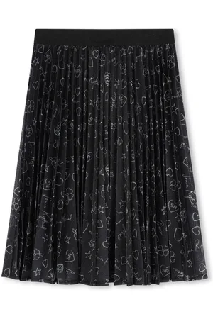 Sonia Rykiel Enfant Faltenrock mit grafischem Print