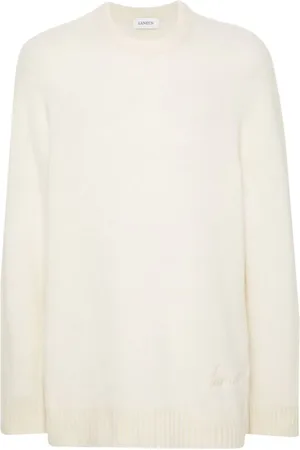 LANEUS Pullover mit Logo-Stickerei